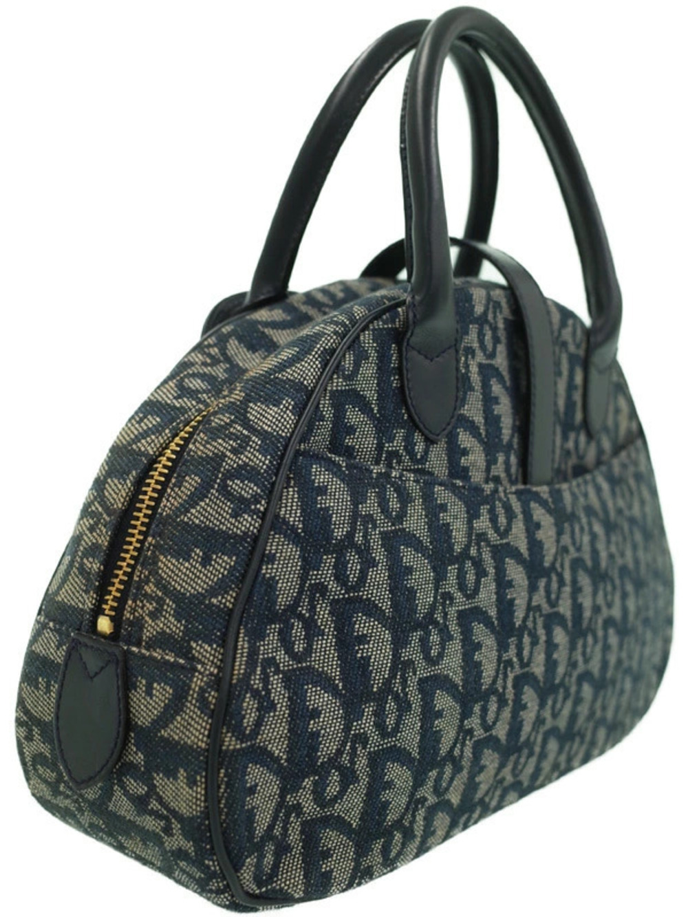 Dior Saddle Trotter  Handbag Christian Double Black